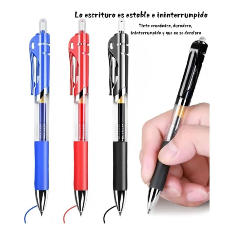 Lapicero Gel Boligrafo Pluma Calidad Escolar Oficina,kit 110