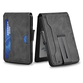 Aipinvip Mens Wallets RFID Blocking Automatic Pop Up Card Wallet with ID Window Card Holder Leather Passcase Wallet for Men UK Gifts