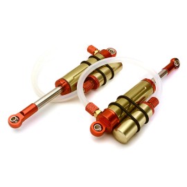 For Axial CNC Machined Piggyback Shock (2) for Axial Wraith 2.2 Rock Racer (L=105mm)