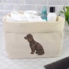 Large 'Sprocker Spaniel' Canvas Organiser/Storage Bag (OR00017878)