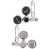 QANYEGN CO2 Regulator, Stainless Steel, Aluminum Alloy Accessories, Dual Gauge