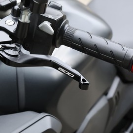 Goxmoto Motorcycle Short Brake Clutch Levers Compatible with Ninja 500 ABS/SE/KRT 2025 2024 Ninja500 Accessories (Black)