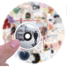 100pcs Popular Music Stickers Waterproof Vinyl Decals for Water Bottle Laptop Guitar Car Luggage Skateboard Manga Gifts for Teens Girls Boys (Taylor Stickers)