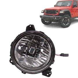 Vantage Auto Parts - Front Headlight Driver Side Compatible with Jeep Wrangler 2018-2024 | DIRECT REPLACEMENT | 55112873AG 55112873AF | CH2502314