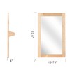 KRAND Baby Montessori Wooden Frame Non-Shatter Safety Mirror w/ 2