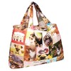allydrew Large Foldable Tote Nylon Reusable Grocery Bag, Cats &