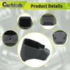 Carbhub Black Rear View Backup Park Assist Camera Bezel Cover