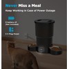 Gimars 5L Automatic Cat Feeders for 2 Cats, 12 Portions