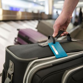 Travelon - Juego de 2 etiquetas para equipaje, Lima, Una talla, Travelon - Juego de 2 etiquetas