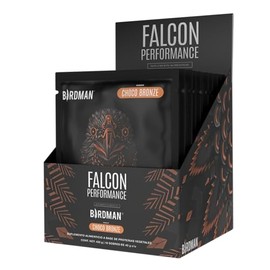 Birdman Falcon Performance Proteina Premium En Polvo, 30gr proteina, 3gr Creatina, Sin Inflamacion, Sin Acne, 10 Sobres Sabor Choco Bronze 420gr      