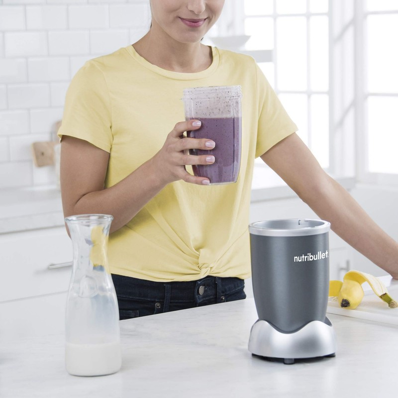 Magic Bullet NutriBullet 600W 8 Pieces Smoothie Blender - Grey