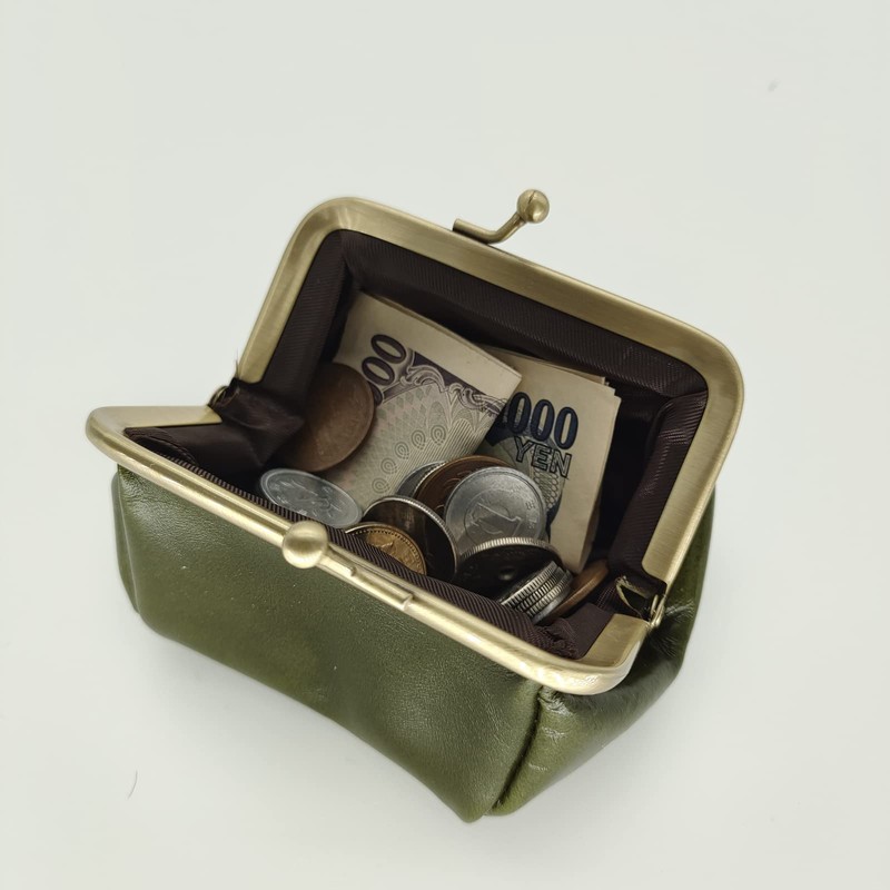 Kaaipee Coin Purse Genuine Leather Coin Case for Men and