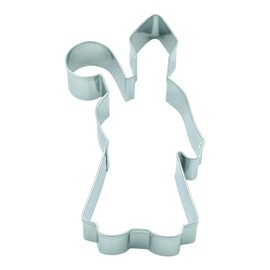 BekkiB 226 - "Santa Claus" cookie cutter in the design of a Santa Claus, St. Martin, bishop, stainless steel cookie cutter is dishwasher safe