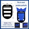 Jeatonge Pocket Square Holder Keeper Organizer Pocket Squares for Men