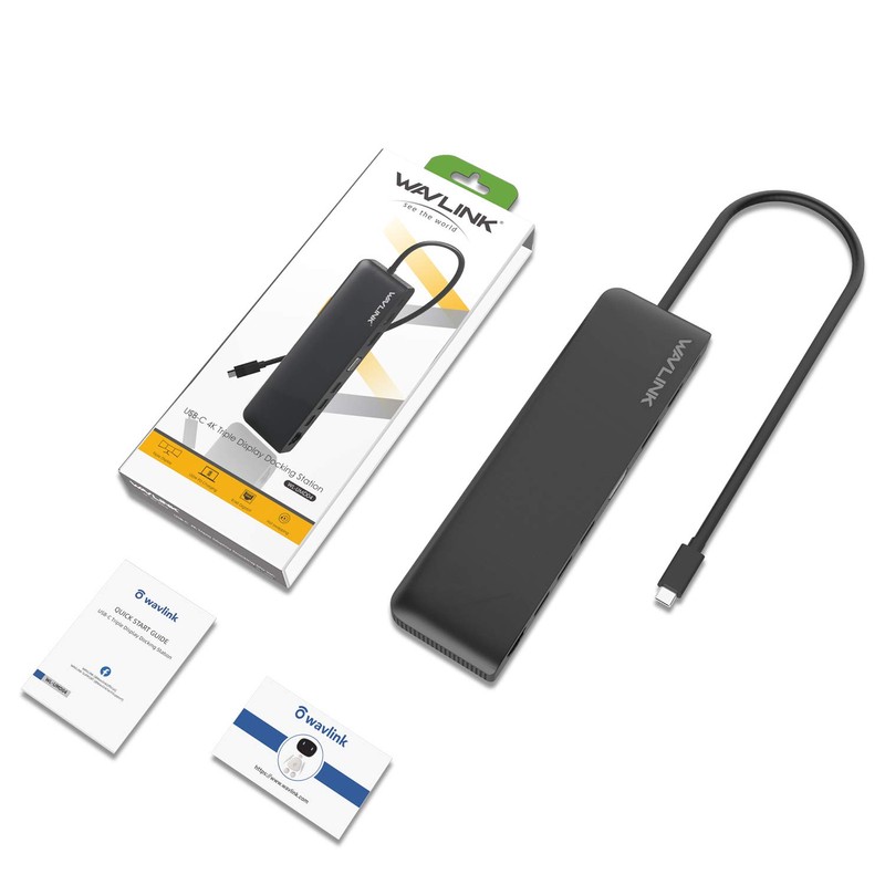 WAVLINK12-in1 Type-C Mini Docking Station PD Charging (100W) USB 3.0