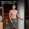 Liebenstein® Men's Premium Sauna Kilt with Buttons - Made of