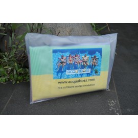 ACQUABOSS Water Hammock - Inflatable Swimming Pool & Beach Lounger, Lounge Chair Raft, Drifter, Saddle Float, Floating Bed & Floaties for Water, Summer Fun, Rest & Vacation - Pride