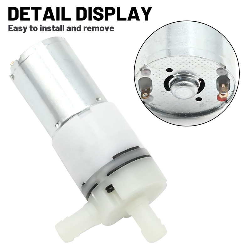 VIKKSAER 12 V DC Micro Diaphragm Fresh Water Pump, 1.3