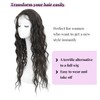 Molefi Curly Hair Topper 26inch Long Wavy Hair Toppers with