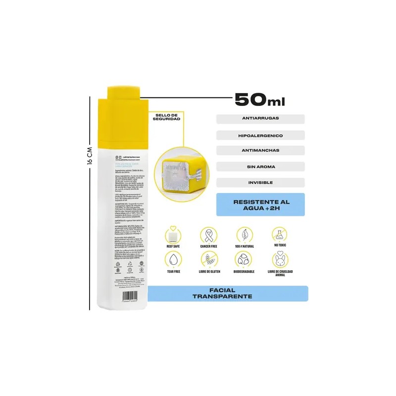 Protector Solar Facial Mineral Ulmar Piel Sensible 2pzs
