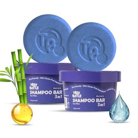Tree Bottle Champ 3 En 1 Para Hombre Con Aceite De Argn Y Extracto De Bamb - Para Cabello, Barba Y Cuerpo - Limpieza Profunda, Nutricin Y Control Del 