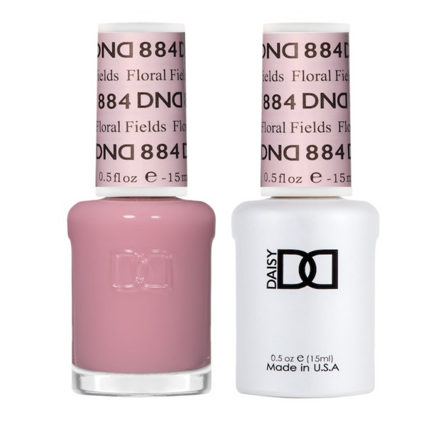 DND DUO GEL - SHEER COLLECTION - 884 FLORAL FIELDS