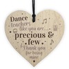 RED OCEAN Dance Teacher Thank You Keepsake Gift Ballet Teacher