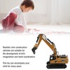 Backhoe Loader Heavy Duty Wheeled Excavator Durable 1: 60 Scale