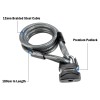 Unbranded Kryptonite Double Loop Cable & Padlock Bicyce Lock