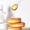 MINGZE Honey Jar Pot, with Dipper and Lid Cover, Transparent,