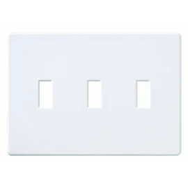 Lutron FG-3-WH Fassada - Placa de pared (3 bandas), color blanco