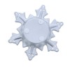 Li'Shay Silver Ceramic Snowflake Tealight Holder (1 Pack)