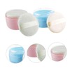 SAFIGLE 2Pcs Portable Talcum Powder Puff Box Body Powder Container