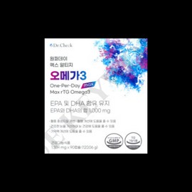 Dr. Check One Purday Max Altige Omega 3 1334mg x 90 capsules 3 months supply / 닥터체크 원퍼데이 맥스 알티지 오메가3 1334mg x 90캡슐 3개월분