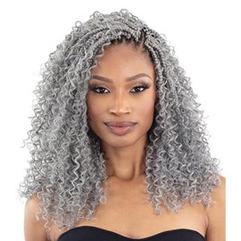 Shake-N-Go Freetress 3x Water Curl Boho Braids 12" (1B)