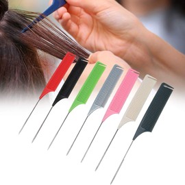 Hairdressing Comb, 7 Pcs Rat Tail Hairdresser Styling Comb Fine Tooth Salon Color Tint Hair Comb