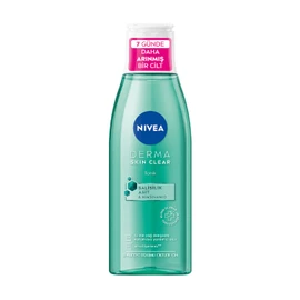 NIVEA Derma Skin Clear Anti Pimple Tonic 200 ml, Salicylic Acid (BHA), Apraniamide, Fat and Pimple Tendency Skin, Pore Cleanser, Facial Cleanser