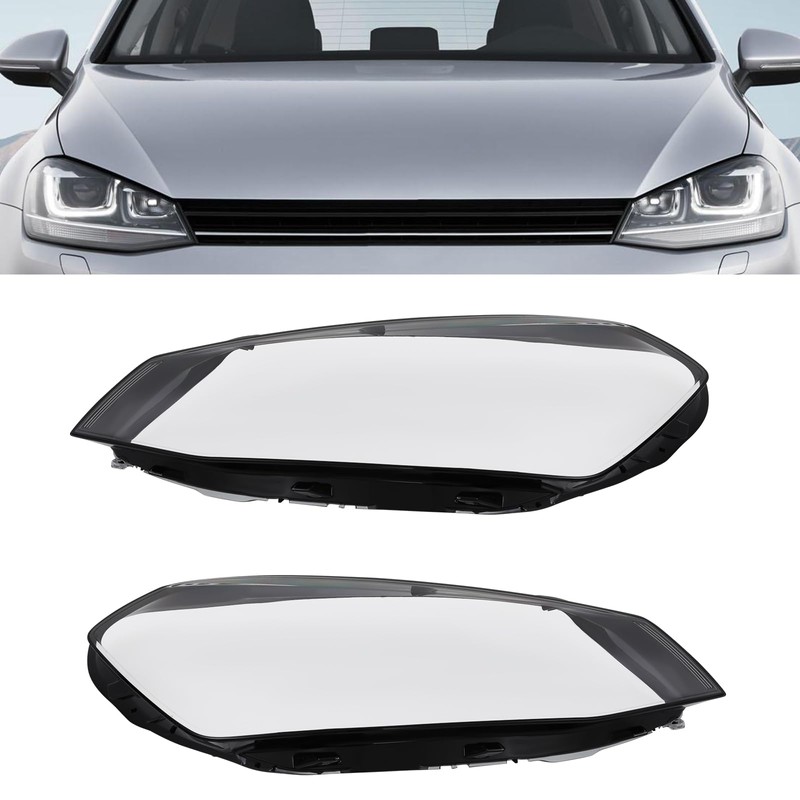 Fronimo Headlamp Cover Compatible with VW Golf 7 2014-2017 Headlight