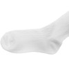 Delsol 8081 WH Lined, Cable Pattern, Knee High Socks, White,