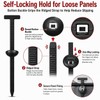200Pcs Universal Cable Tie Buckle Fixion Tools Zipper Clips for