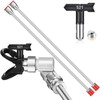 Lanties 5 Pieces Airless Paint Sprayer Gun Tip Extension Pole