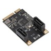 Mini PCi E to 2 Port SATA Expansion Card 6Gbps