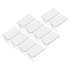 10Pcs TENS Unit Replacement Pads Rectangular Reusable Electrode Patches for