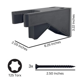 Wall Mount for Milwaukee M18 Fuel String Trimmer Compatible with 2825-20 - Heavy-Duty Black Wall Mounting Bracket Holder Storage Hook Accessory