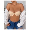 RoseSeek Women's Front Closure Strapless Underwire Bras Push Up Bandeau