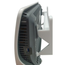 Wall Mount for Fritzbox 7590 AX 7590 7690 6890 6660 6490 3490 Fritz Box 7590 AX | Bracket - 3 Pieces Including Mounting Material Screws and Dowels