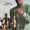 Rabbit Wine Vacuum Pump with Two Preserving Bottle Stoppers Easy-to-Use