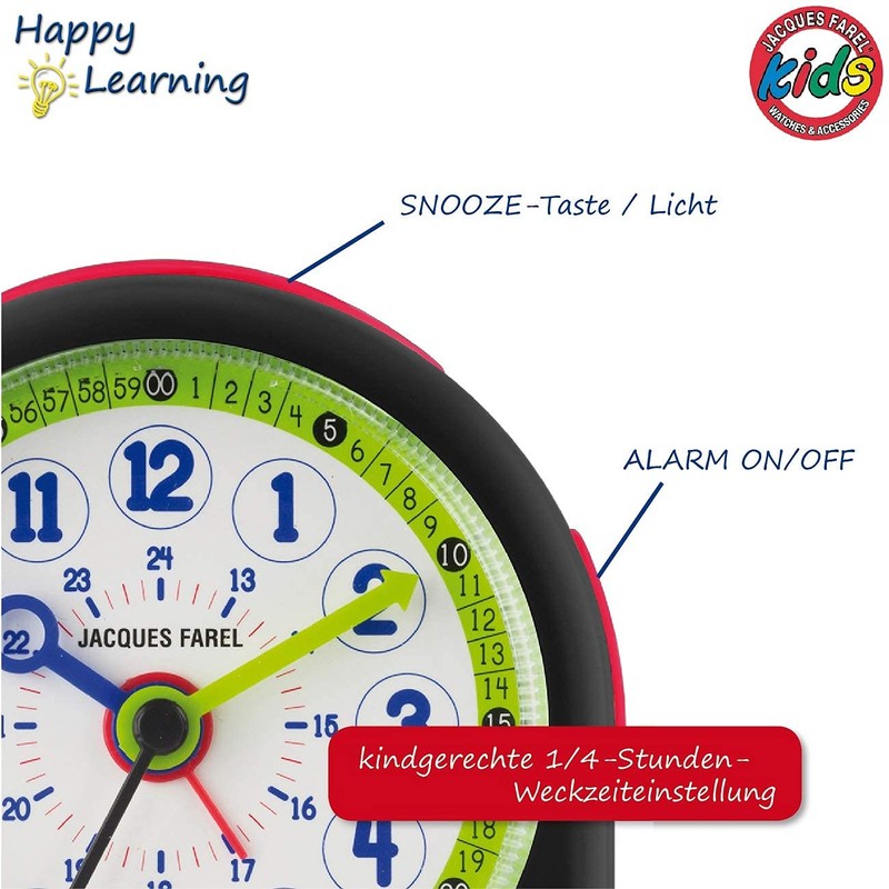 JACQUES FAREL Happy Learning ACL 06 Children's Alarm Clock Learning