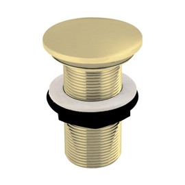 Bathroom Brushed Gold Basin Waste | Free Running Waste | Click Clack Waste