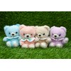 Takeoff Bear Drop Plush Keychain Retro Pastel Bear Cute Embroidered